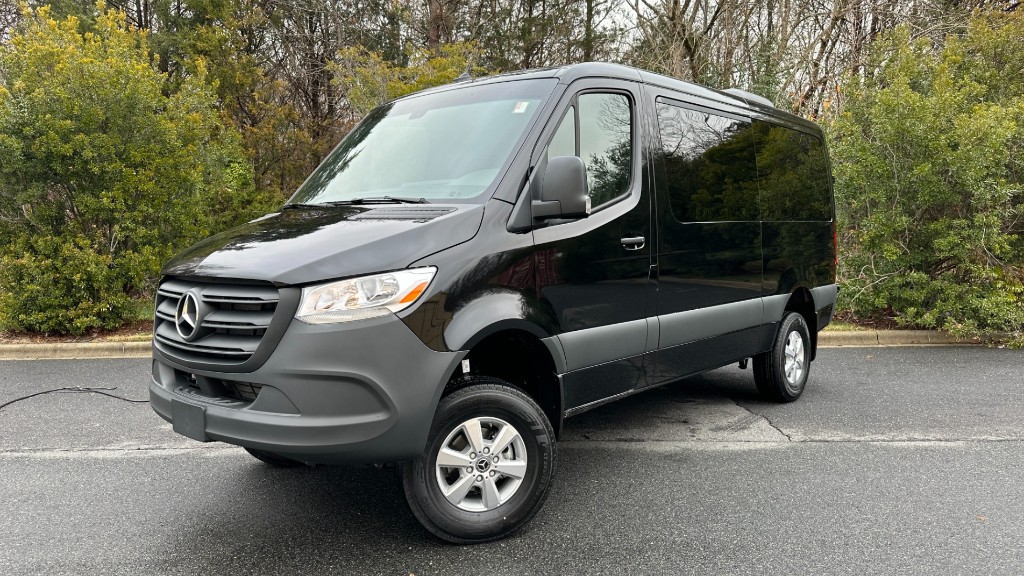 Mercedes Sprinter van exterior in black