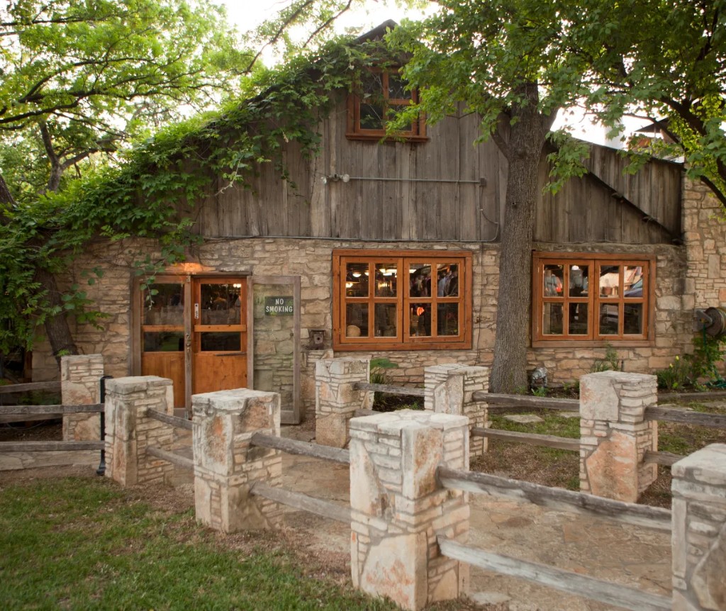 Austin Wine Car Mercedes Sprinter van at a Hill Country winery